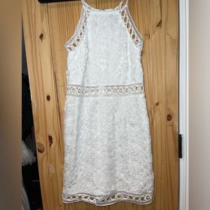 Charlotte Russe White Dress Crochet Lace